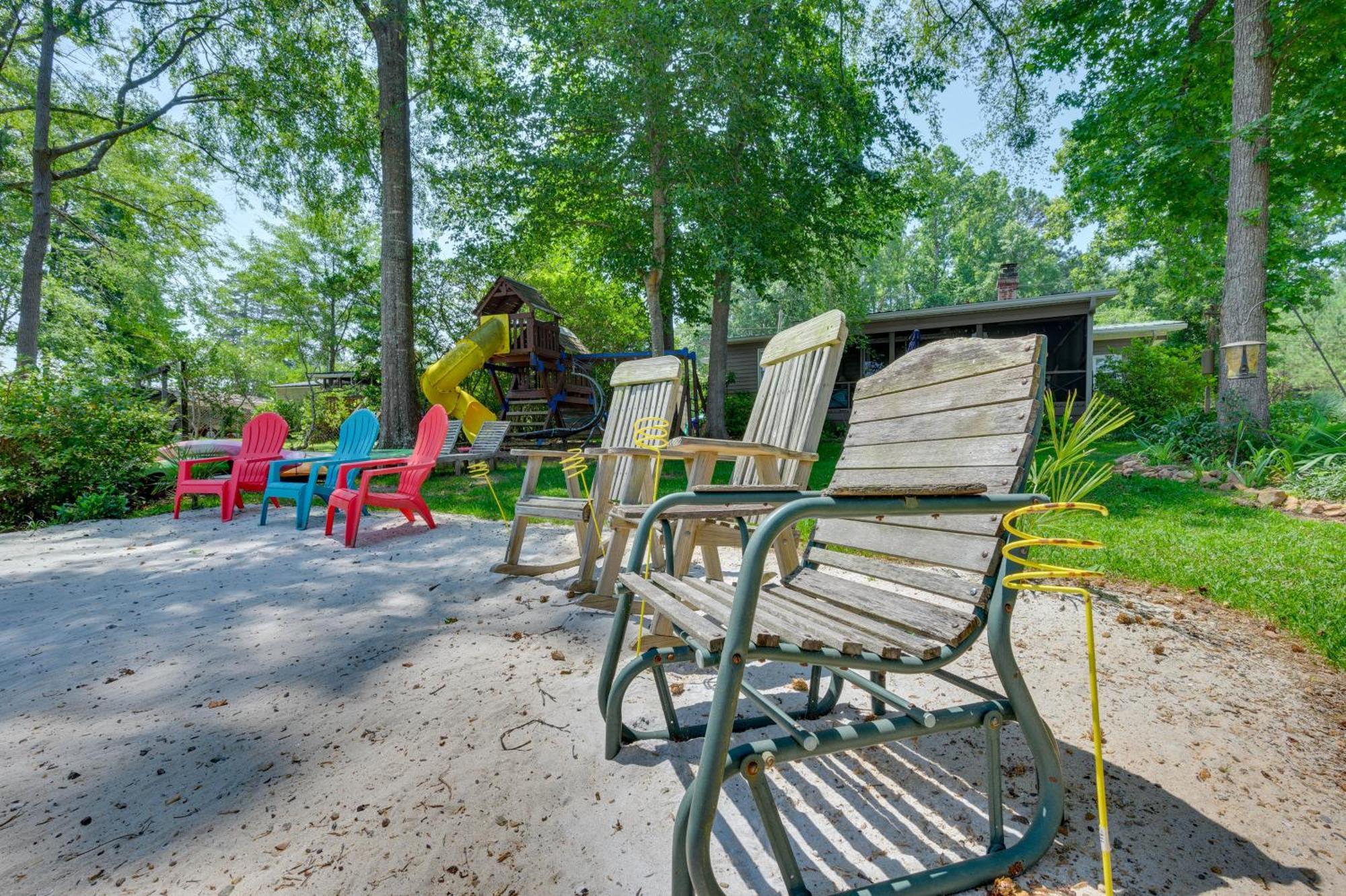 Lake Sinclair Crooked Creek Cottage With Fire Pit! Eatonton المظهر الخارجي الصورة
